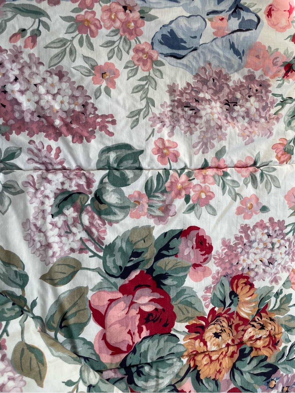 Vintage Ralph Lauren Allison Floral Full/Queen Comforter - Picture 5 of 7